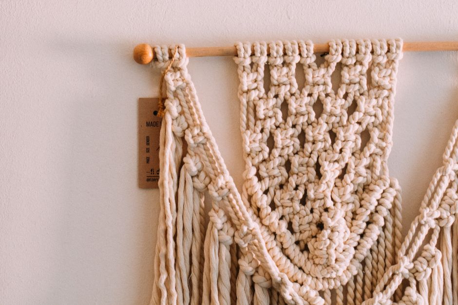 DIY makramé fali dekoráció lépésről lépésre